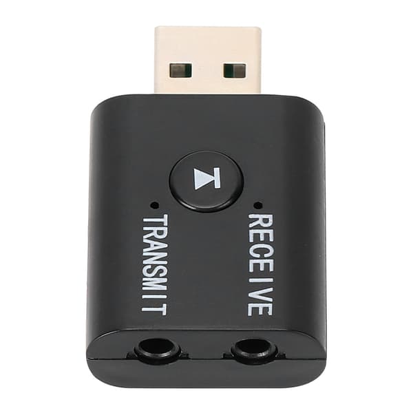 Bil USB Bluetooth 5.0 Mottaker Sender 2 I 1 TV Datamaskin Høytaler Lydadapter
