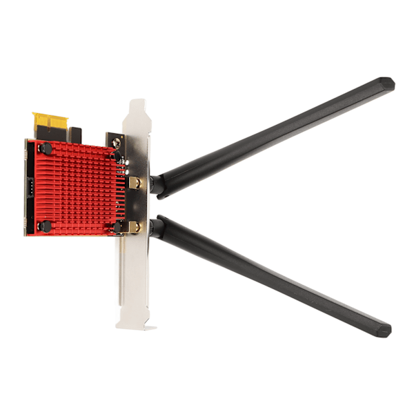 PCIe Wifi-kort AC68 6dBi-antenne 2.4G 5G Dual Band Hurtig stabil transmission Trådløs netværkskort til pc-computer