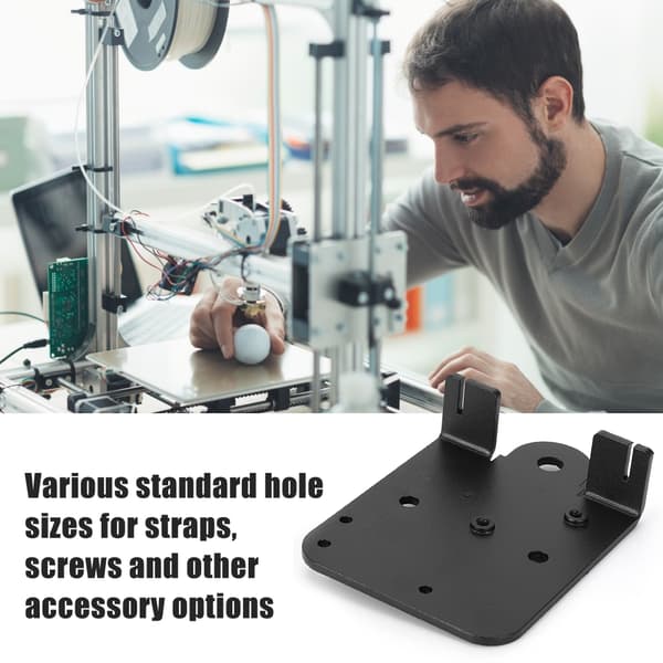 Ekstruderkonverteringssæt Sort Metal 3D-printertilbehør til Ender-3 CR-10S