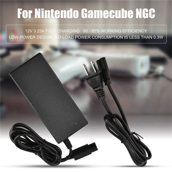 12V 3.25A AC Strømadapter Gamepad Oplader Udskiftning til NGC