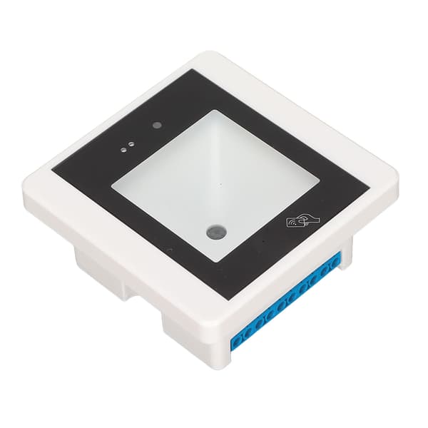 Streckkodsläsare Multipurpose Desktop 1D 2D QR Streckkodsläsare Access Control Card Scanner IC ID ReaderR35C Vit
