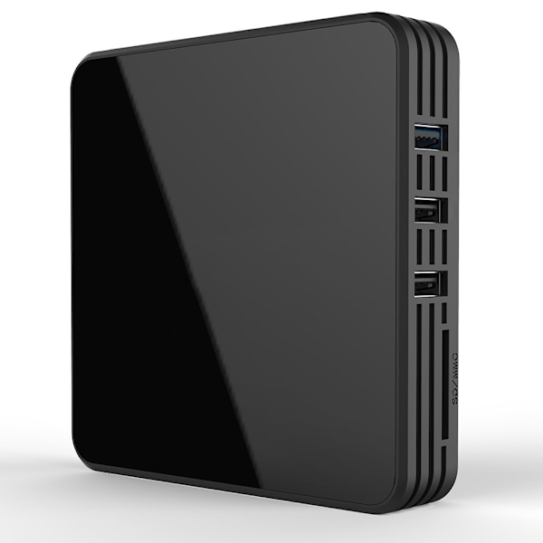 H10 Internet TV-boks Stabil 6K billedkvalitet til Allwinner H6/Android 9.0-system 100–240V (4+32 GB)