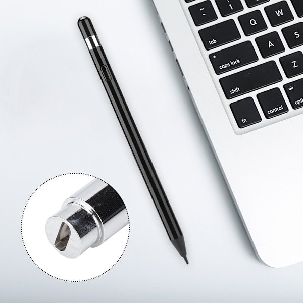 Ny Nanotech Kapacitiv Pekskärmspenna Stylus för IOS/Android/Microsoft System (Svart)