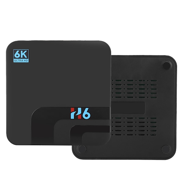 H6 2+16G Set top TV Box VP9 ProfilE 2 H.265 Videodekodning til Android 9.0