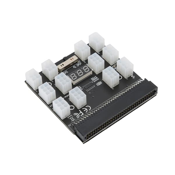 Strömadapter Breakout Board Adapter PCB 12 ATX 2x3Pins Konverter 12V för HP PSU GPU Mining