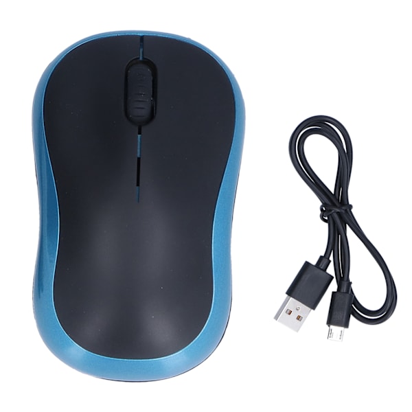Trådløs mus genopladelig ergonomisk mute bærbar gaming kontor computer tilbehør