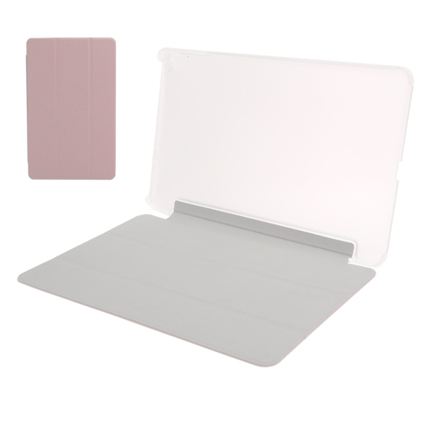 Tablet PU-fodral UltraThin stativskyddsfodral för Alldocube iplay30 PC transparent skal (roséguld)