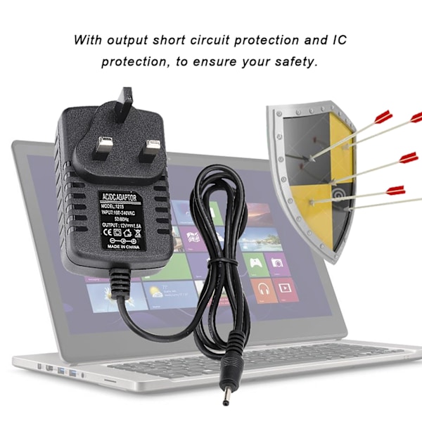 12V 1.5A Tablet-opladeradapter til Acer Iconia Tab A500 A501 A200 A100 A101