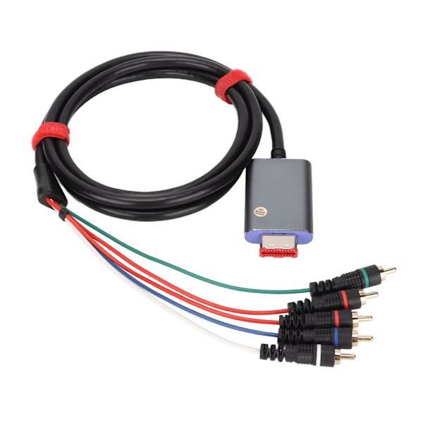 Komponentkabel 1,8 m/5,9 fod Dobbelt afskærmet Plug and Play Digital AV Output Komponent 5RCA YPbPr-kabel til GameCube