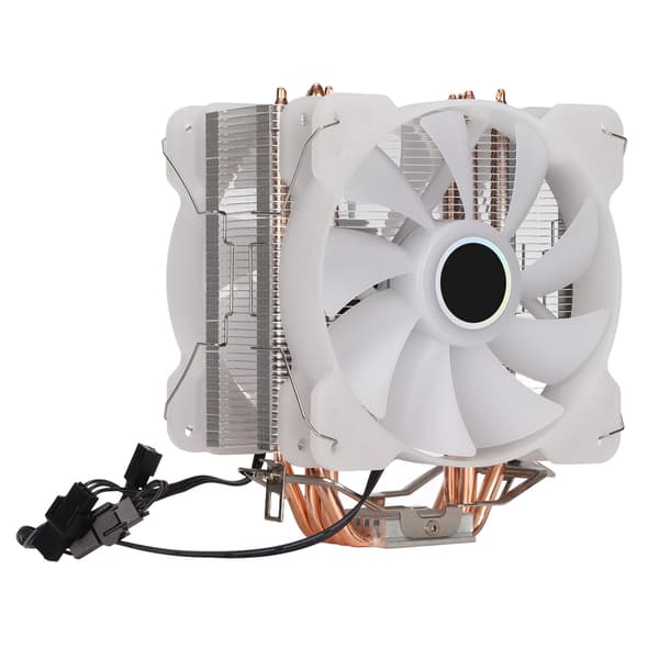 CPU-køler RGB Hurtig Effektiv Køleventilator Computer Varmeafledning Udstyr til Intel til AMDDual Fan