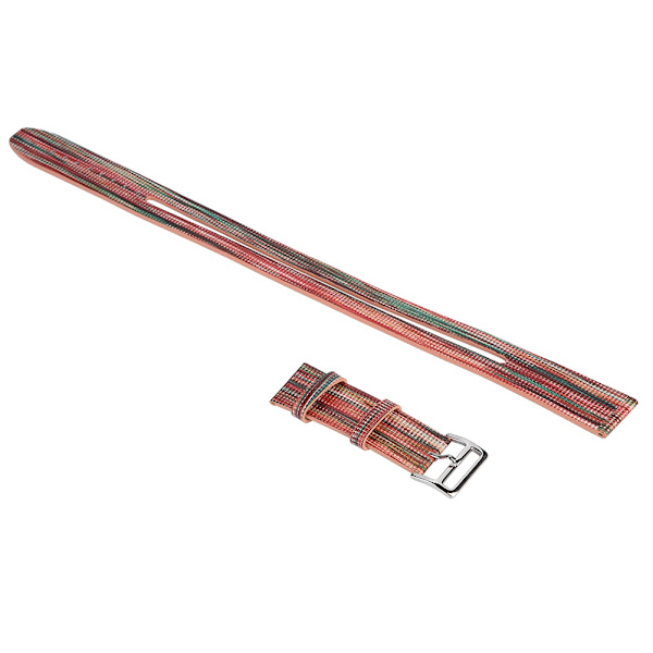 Färg Dubbel Cirkel Läder Klockarmband För  Klocka Serise1/2/3 42mm (B1)