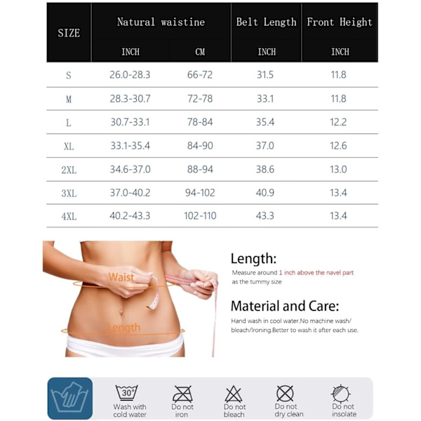 Neopren Taljetræner til Kvinder Slankning Body Shaper Talje Trimmer Cincher Svedbælte Gray With Zipper XL