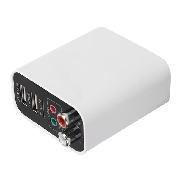 Bluetooth-adapter Bluetooth 5.0 mottaker sender 3,5 mm til trådløs AUX-lyd 110-240V standard EU-plugg