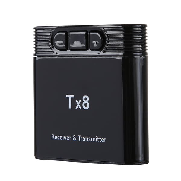 2 i 1 ABS Bluetooth 5.0 Trådløs Audio Mottaker Sender Adapter for TV Datamaskin