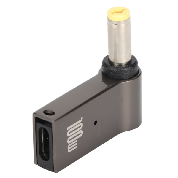 Tyyppi C naarasliitin DC-sovittimeen Kannettava PD-sovitin 100 W Tyyppi C naaras 5,5x1,7 mm kannettavan tietokoneen latausporttisovitin