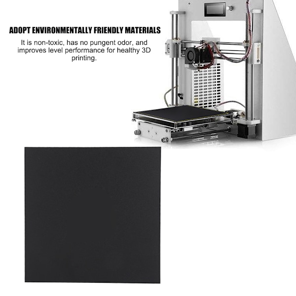 170 x 170mm Hot Bed Platform Sticker Sort Til LULZBOT MINI 1 3D Printer Tilbehør