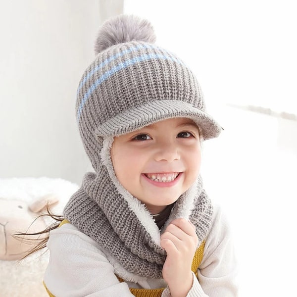 vintermössa för barn i förtjockad ull khaki 0071 | khaki | Fyndiq