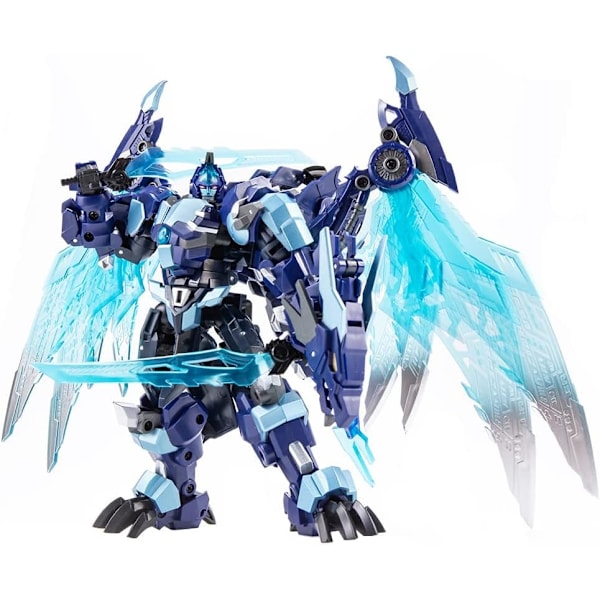 2-i-1 Flygande drake robot transformerande leksaker (blå frysdjävul)