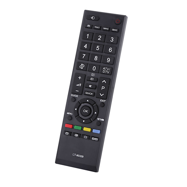 Ny sort universel fjernbetjening CT-90329 controller til Toshiba LCD Smart TV