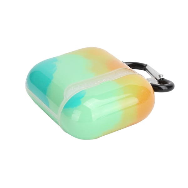 Gradient Farve Earphone Etui Anti-Lost Stødsikkert Beskyttende Cover Skal til IOS Earbuds 2/1