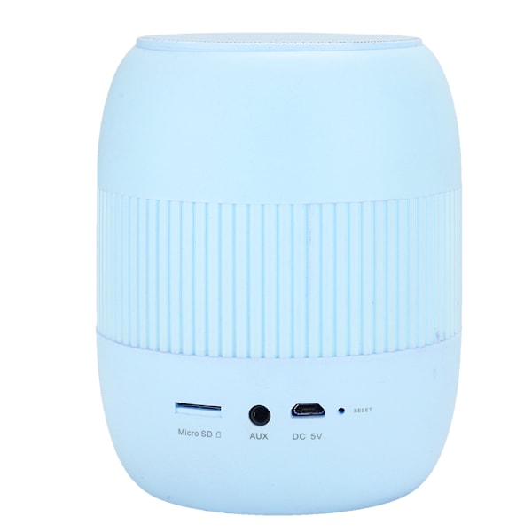 F300 Bärbar LED Färgglad Nattlampa Bluetooth Högtalare med Inbyggd MikrofonBlå