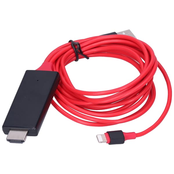 For Iphone til HD Multimedia Interface Adapter-kabel Telefon til TV Videokonverterkabel 1080P