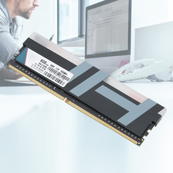 Desktop-dele DDR4 2666MHZ PC4-21300u 8G hukommelsesmodul med RGB-lysbjælke til daglige behov
