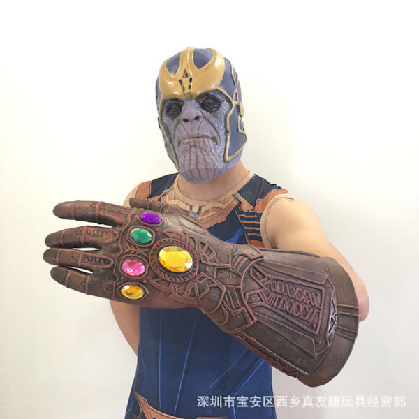 Handske Thanos Infinity Glove Marvel Peripheral Ny kopparspelande roll
