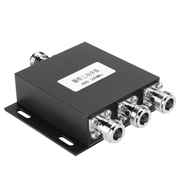 3 i 1 Power Divider Aluminiumlegering 400-470MHz Frekvens 50W Används för Intercom System