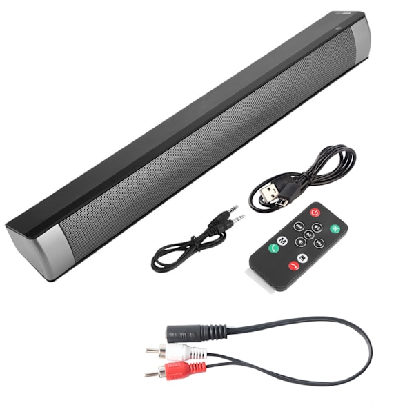 Bluetooth-kaiutin langattomalla stereosubwooferilla, muistikortti, AUX-audiosoitin kotiteatteriin