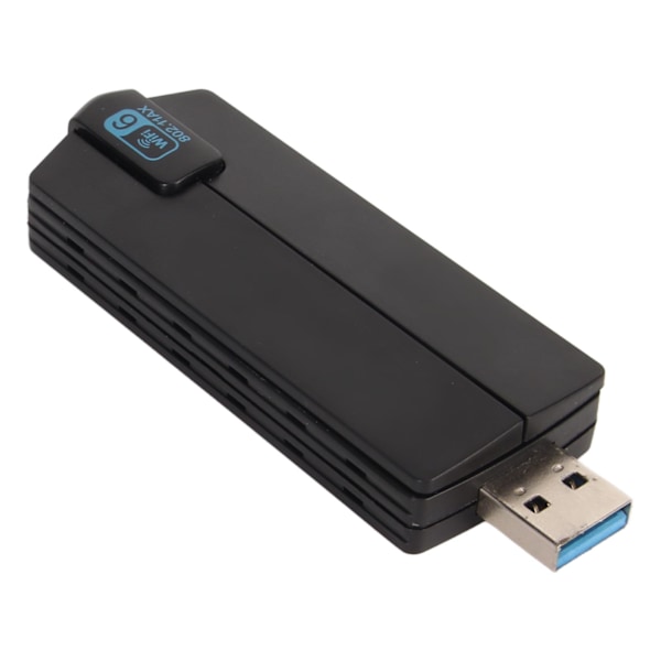 Langaton USB WiFi -sovitin Dual Band 2.4GHz 5GHz PC Wifi -sovitin kahdella 5dBi 180 asteen kääntyvällä antennilla pöytätietokoneelle