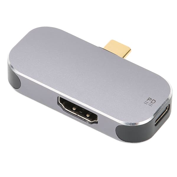 USB C Docking Station 3 i 1 USB C til High Definition Multimedia Interface Stik og Spil 3 i 1 USB C Hub