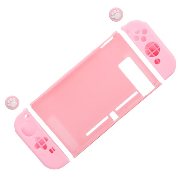 For Switch PC Skal Split Silikone Spilkonsol Beskyttende Etui Knapdæksel Tilbehør