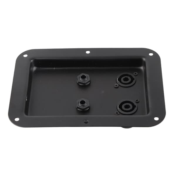 Junction Box 4 Core Socket Jack Plate Dual 6.35 Plug Speaker Junction Box til scenesound og optagestudio