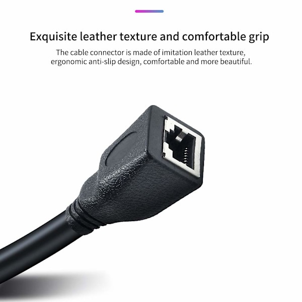 XLR 5-pinners RJ45-adapterkabel - XLR 5-pinners hann til RJ45 og XLR 5-pinners hunn til RJ45 hunn DMX Ethernet-adapterkonverterkabel (1SET/ 2PACK)