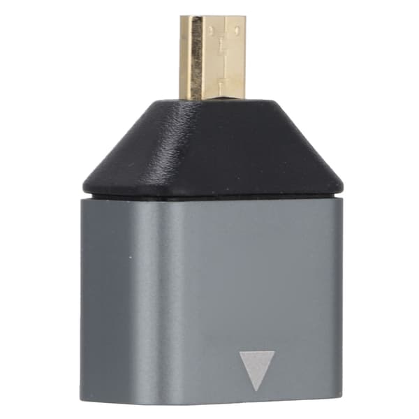 HD Multimedia Interface-adapter, hane till hona, aluminiumlegering, 4K Micro HD Multimedia Interface-adapter