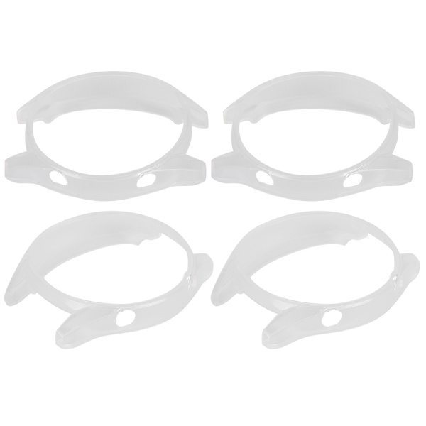 4PCS TPU Fashionable Watch Protect Case Cover Unique Exquisite Protective Shell för HuaweiTransparent