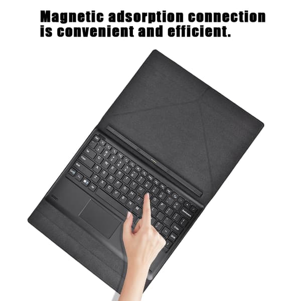 Multifunktionel kablet touchpad-tastatur til Win8 Win7 WinXP 10.1\" tablet med foldbar holder
