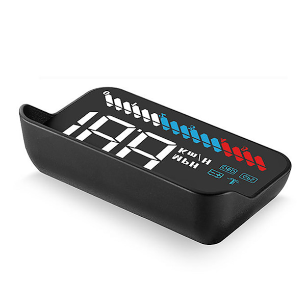 Head Up Display LED-hastighetsmätare Färgprojektion Hastighetsvarning M7 med GPS OBD-läge