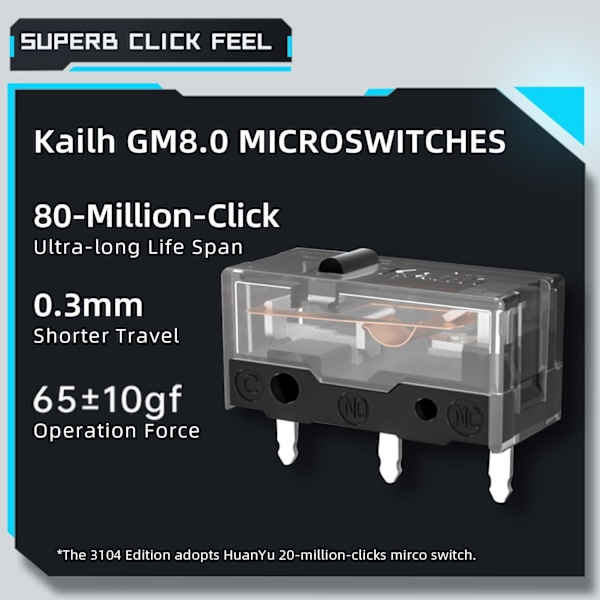 Trådlös Spelmus, 26 000 Punkter Per Tum, PAW3395 Sensor, RGB-Bakgrundsbelysning, Ergonomisk Design, 6 Programmerbara Knappar, Lång Batteritid, Ultralätt Black M7 Pro