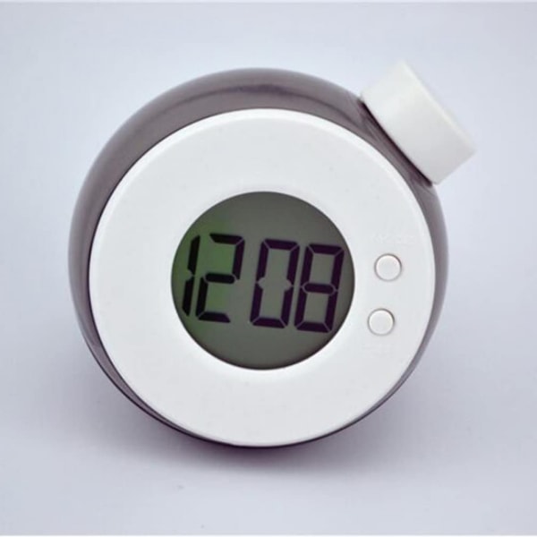 Power Saati- Dostu Saat Dijital Çalar Saat Dijital Çalar Saat Pilsiz Su Saati LED Ekran Saati (Siyah)