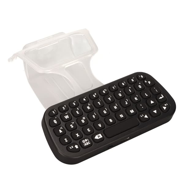 Spil Controller Tastatur Bluetooth Trådløst Eksternt Tastatur med Baggrundsbelysning til PS5 Controller