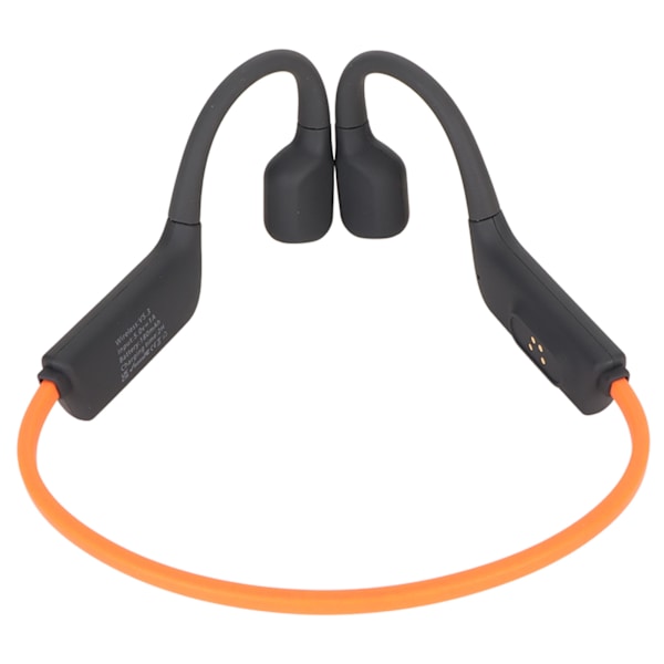 Open Ear Headset 32GB Bone Conduction Svømning Dykning Sport Hovedtelefoner IPX8 Vandtæt Trådløs Bluetooth Øretelefon Orange