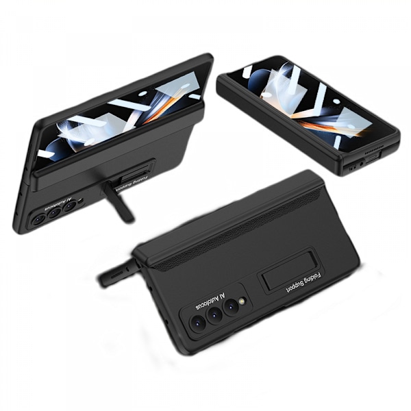 For Samsung Galaxy Z Fold 4 Etui Magnetisk Hengselbeskyttelse Justerbar Støtte Tynn & Slank Kamera Beskyttelse Enkelt å Holde Stativdeksel