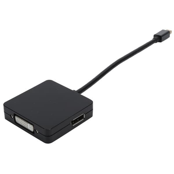 3-i-1-adapter Mini DP til DP DVI HDMI 1080P High Definition Converter-kabel til computer TVSort