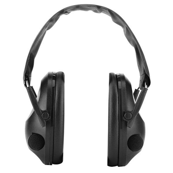 1 stk. Ørebeskyttelse Anti-støj Øremuffer Lydisolerende Headset Høreværn (Sort)