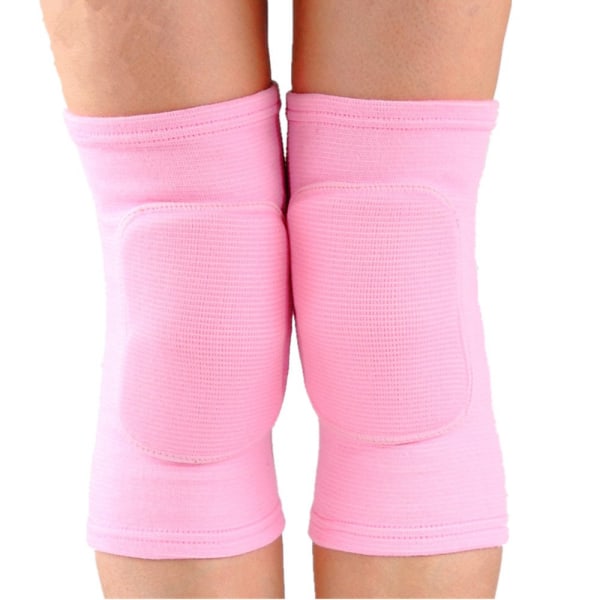 Soft Kneepads Cotton Volleyball Tennis 1 Pair-Women Pole Dance Yoga Knee Protector Guards for Athletic Use(M)