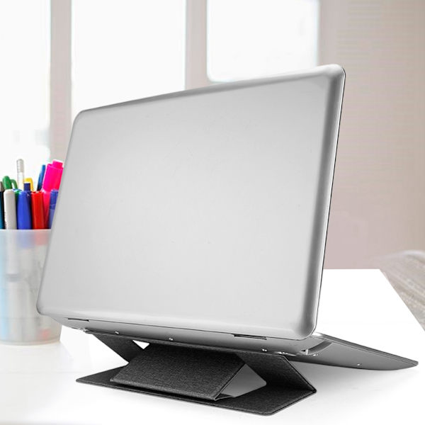 Ultra tynd usynlig integreret foldbar tablet bærbar standholder (grå)