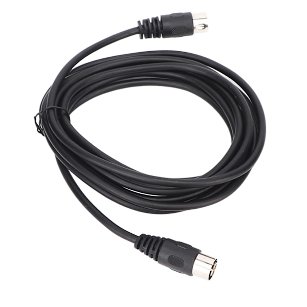 6-pinners DIN-kabel hann til hann Plug and Play lydsignalkobling DIN-forlengelseskabel for digital enhet 3 meter / 9,8 fot