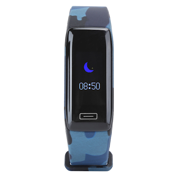 Smart armband med färgskärm, kamouflagemönster, vattentät fitnessarmband